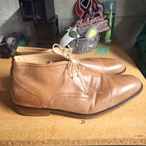 Aldo Men's Tan Leather Dress Shoes